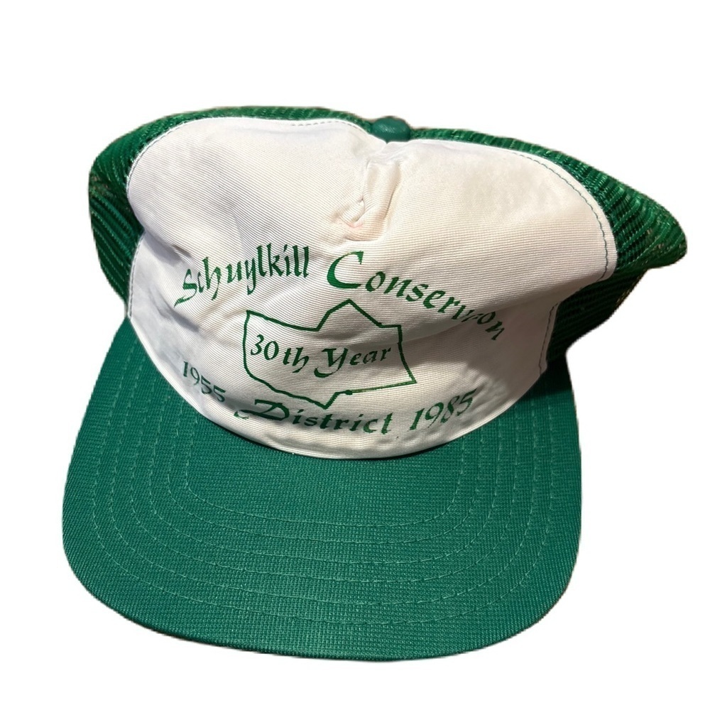 Vintage Schuylkill Conservation Men's Hat Mesh SnapBack 1985 30th Year
